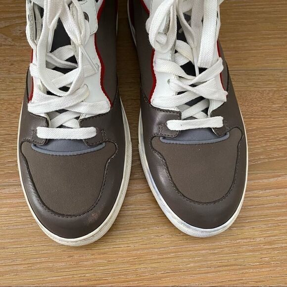 BALENCIAGA-MULTI Colour Panelled Leather High Top - Picture 4 of 16